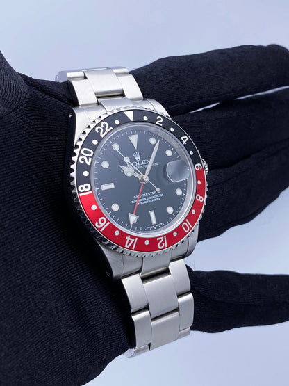 Rolex GMT Master II 16710 Coke Bezel Mens Watch Box Papers - Virtual