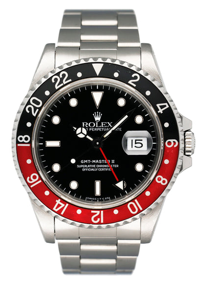 Rolex GMT Master II 16710 ’Coke’ Bezel Mens Watch Box Papers - Watches