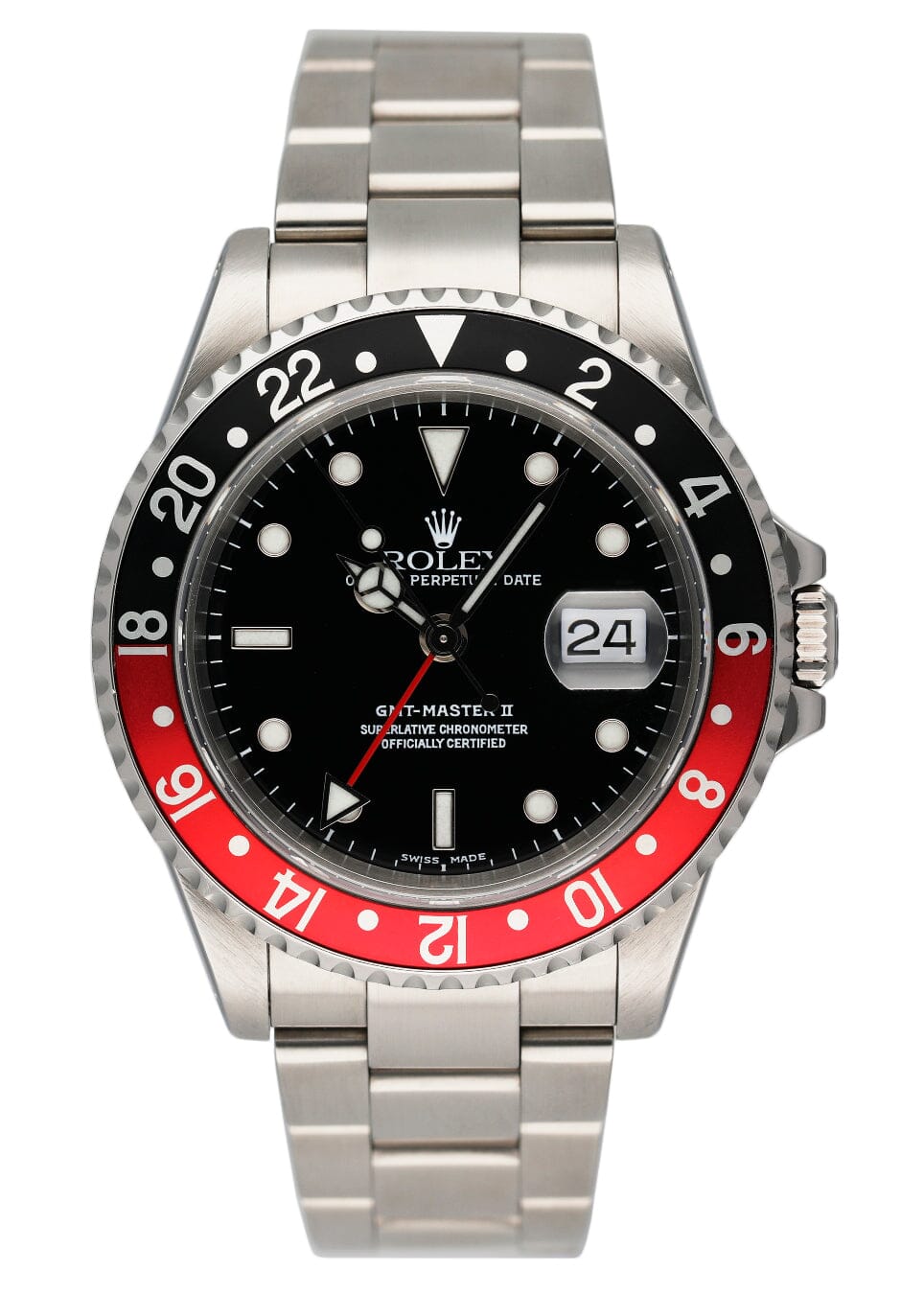 Rolex GMT Master II 16710 Coke Bezel Mens Watch Box Papers - Virtual