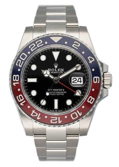 Rolex GMT-MASTER ll 126710BLRO ’Pepsi’ Bezel Mens Watch Box Papers - Watches