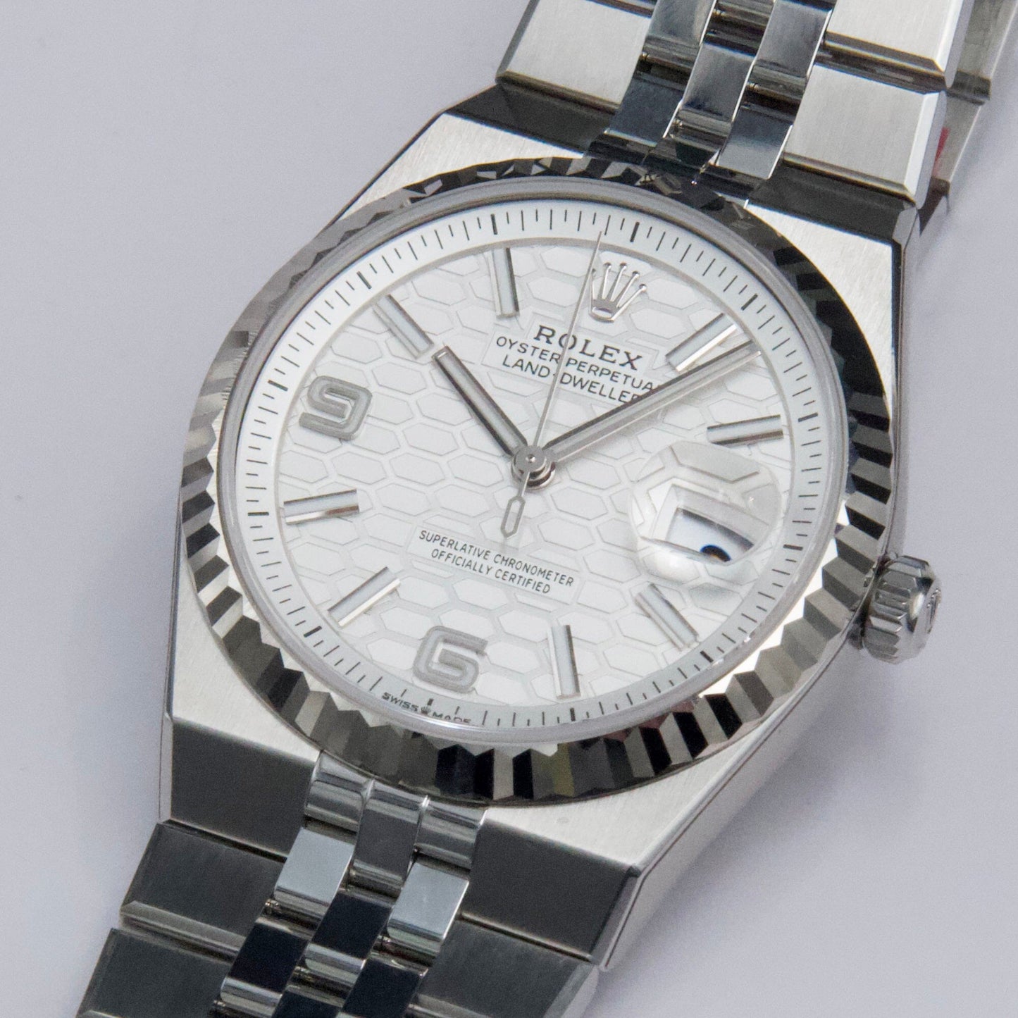 Rolex Land-Dweller 127234 Stainless Steel Mens Watch Box Papers - Watches
