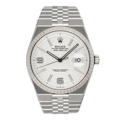 Rolex Land-Dweller 127334 Stainless Steel Mens Watch Box Papers