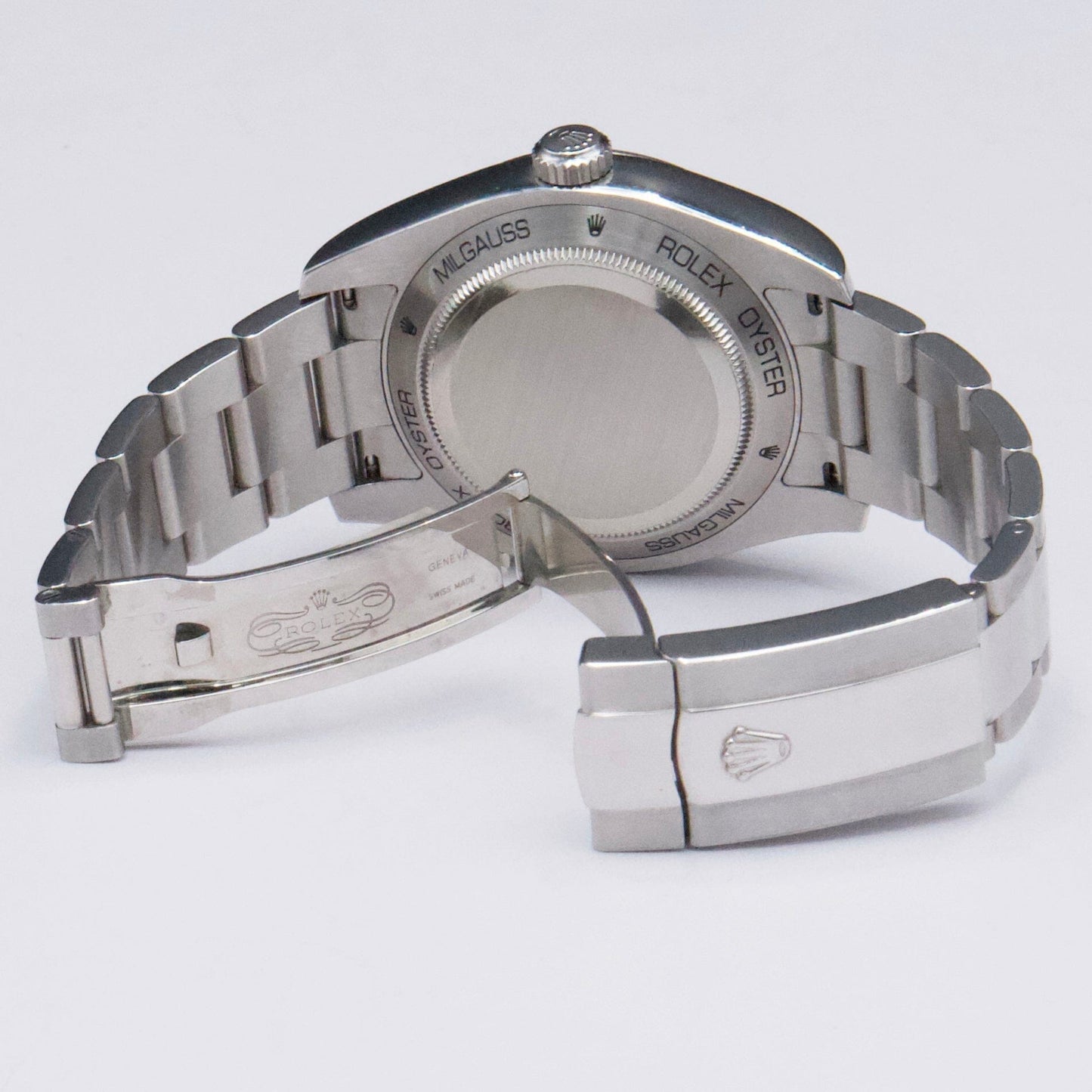 Rolex Milgauss 116400 White Dial Mens Watch Box Papers - Virtual