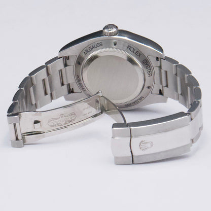 Rolex Milgauss 116400 White Dial Mens Watch Box Papers - Virtual