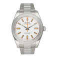 Rolex Milgauss 116400 White Dial Mens Watch Box Papers - Virtual