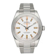 Rolex Milgauss 116400 White Dial Mens Watch Box Papers - Virtual
