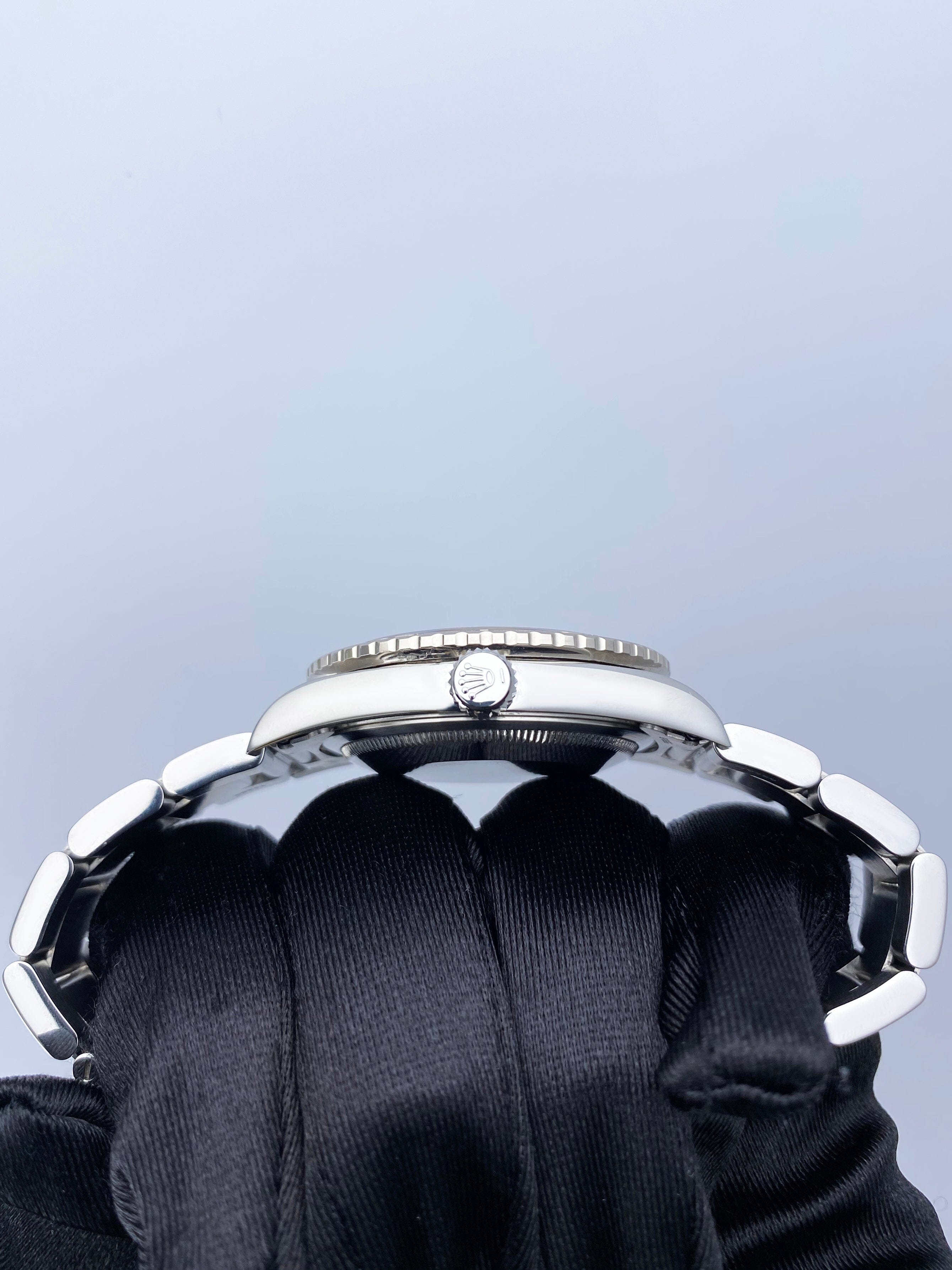 Rolex Oyster Datejust Turn-O-Graph 16264 Black Dial Mens Watch