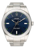 Rolex Oyster Perpetual 114300 Blue Dial Mens Watch