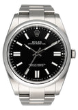 Rolex Oyster Perpetual 124300 Black Dial Mens Watch Box Papers - Wristwatch