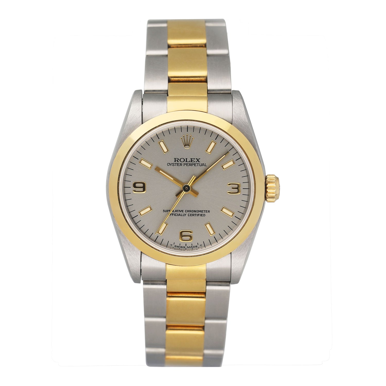 Rolex Oyster Perpetual 67483 Grey Dial Ladies Watch - Watches