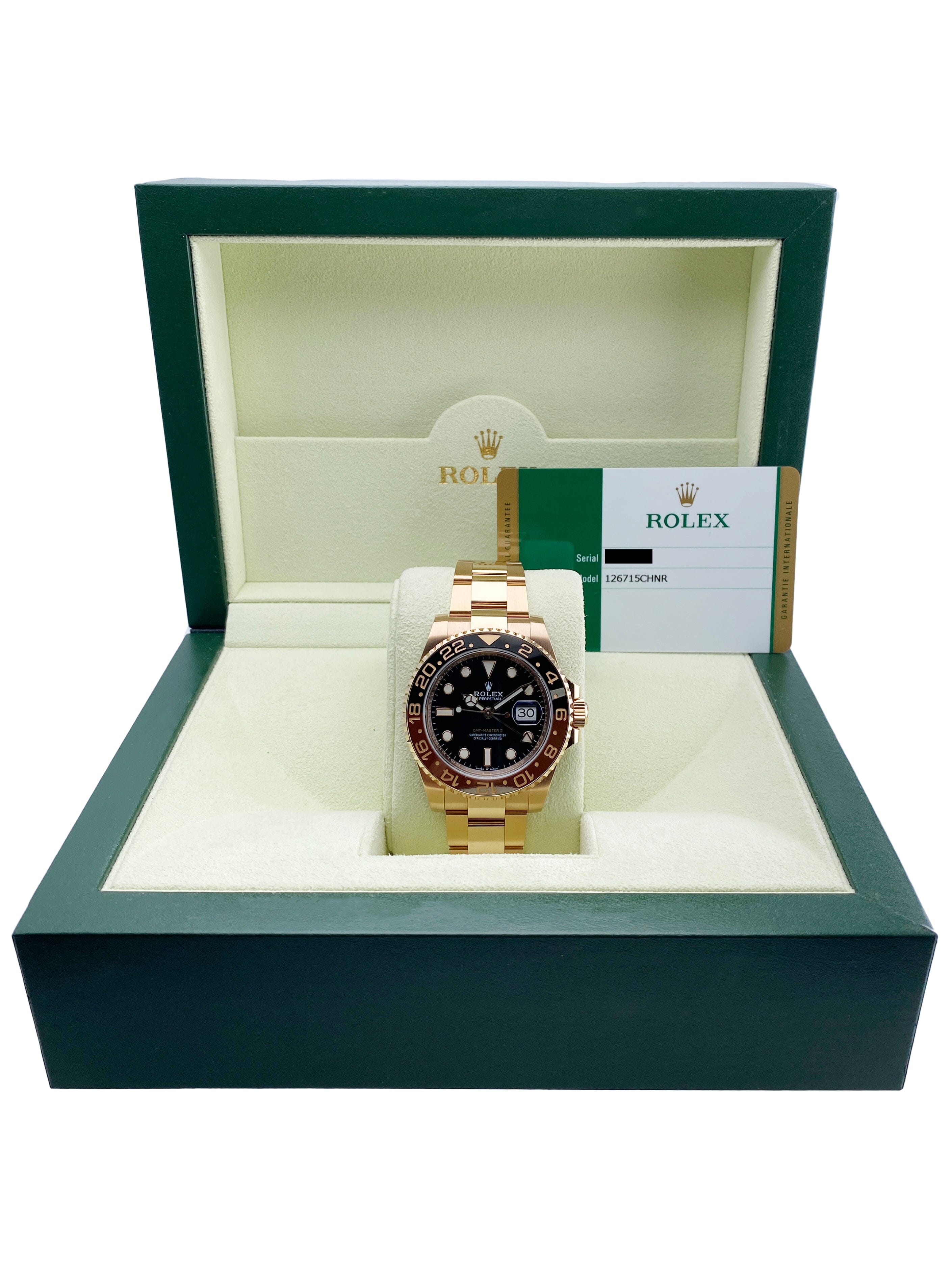 Rolex Oyster Perpetual Date GMT-Master II 126715CHNR Mens – Phigora