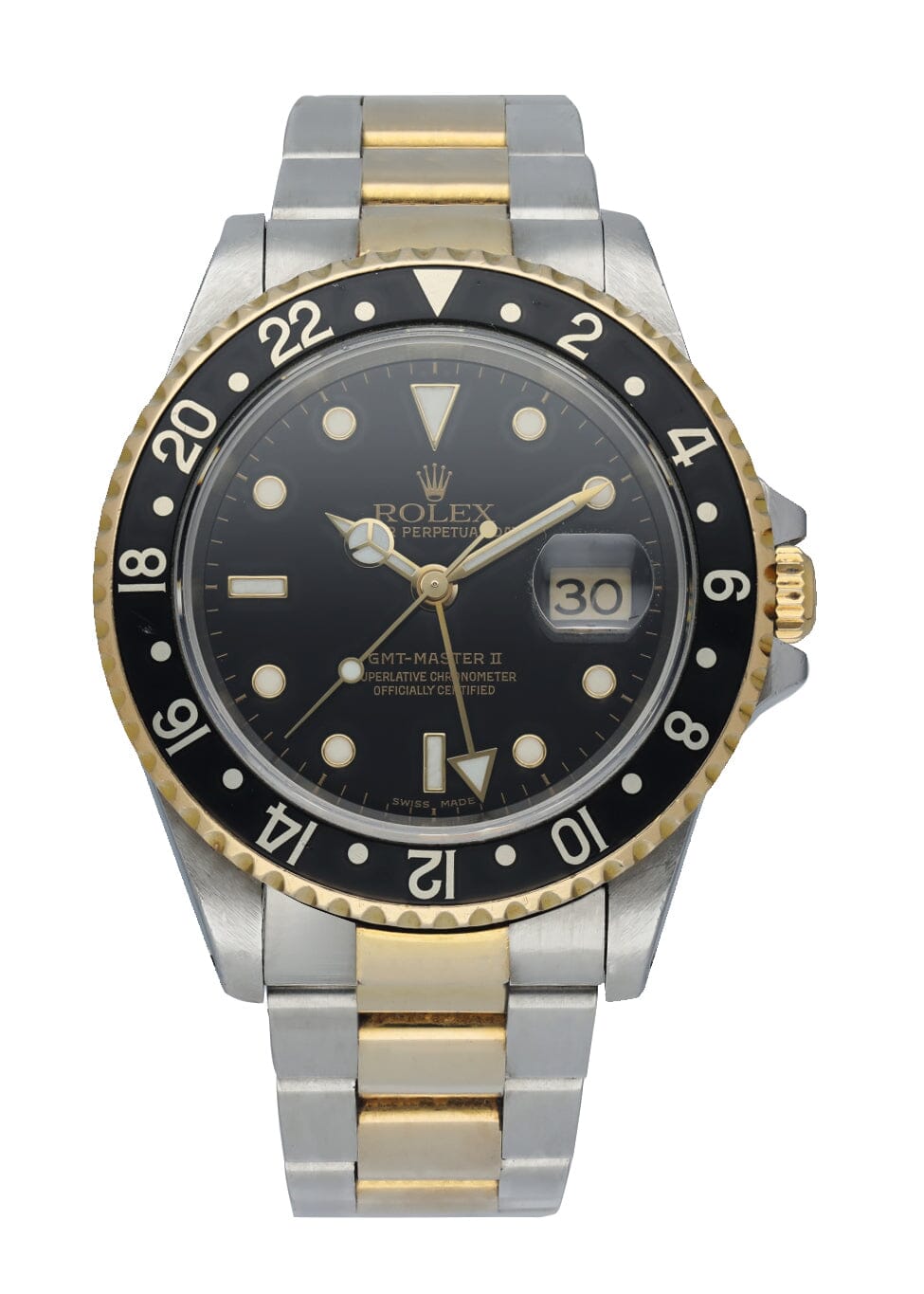 Rolex Oyster Perpetual Date GMT Master ll 16713 Mens Watch Box Papers - Virtual