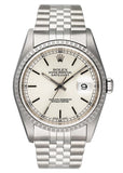 Rolex Oyster Perpetual Datejust 16220 Silver Dial Mens Watch. - Wristwatch