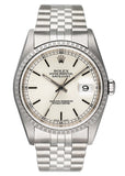 Rolex Oyster Perpetual Datejust 16220 Silver Dial Mens Watch. - Wristwatch