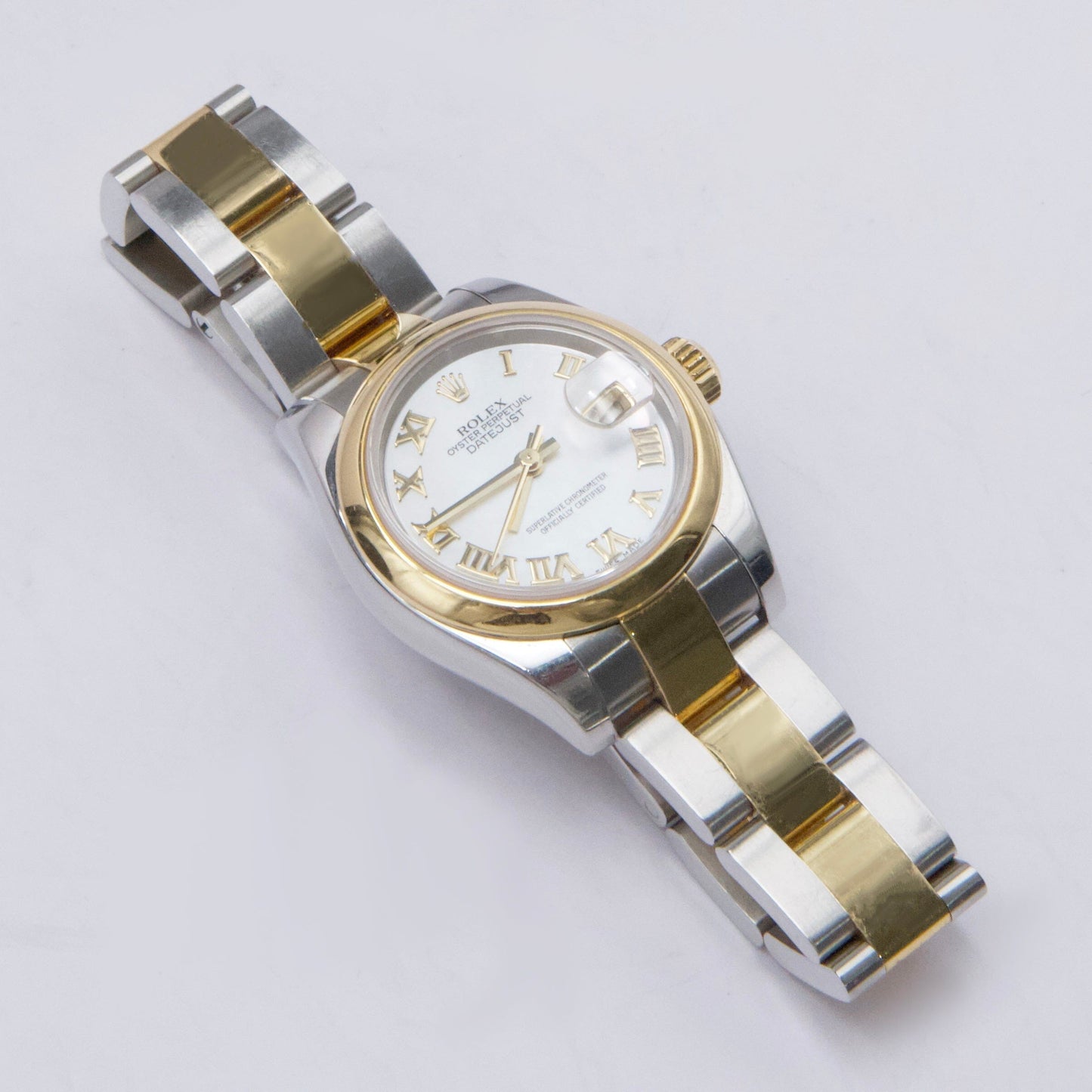 Rolex Oyster Perpetual Datejust 179163 MOP Ladies Watch Box Papers - Watches