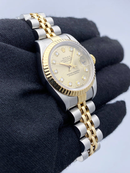 Rolex Oyster Perpetual Datejust 69173 Ladies Watch - Virtual