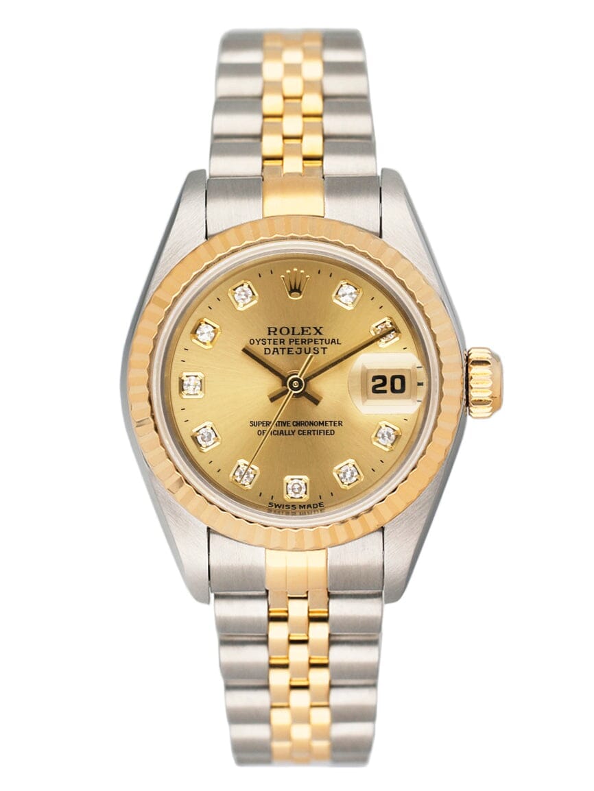 Rolex Oyster Perpetual Datejust 69173 Ladies Watch - Virtual