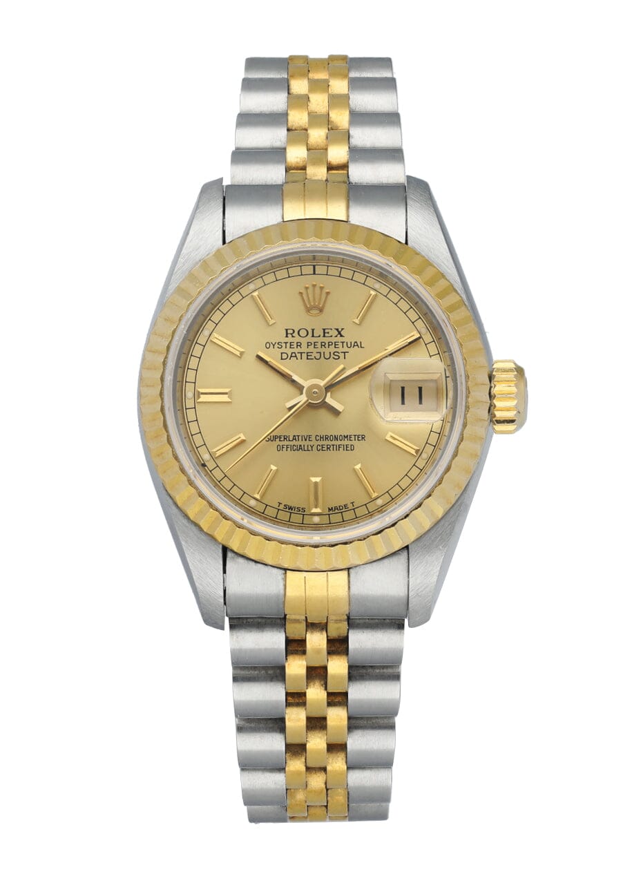 Rolex Oyster Perpetual Datejust 69173 Ladies Watch Box Papers - Virtual