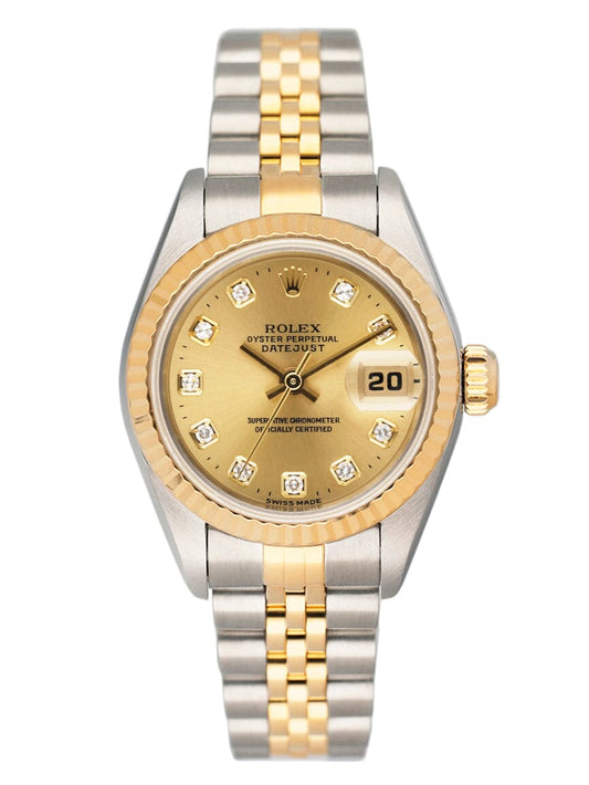Rolex Oyster Perpetual Datejust 69173 Ladies Watch - Virtual