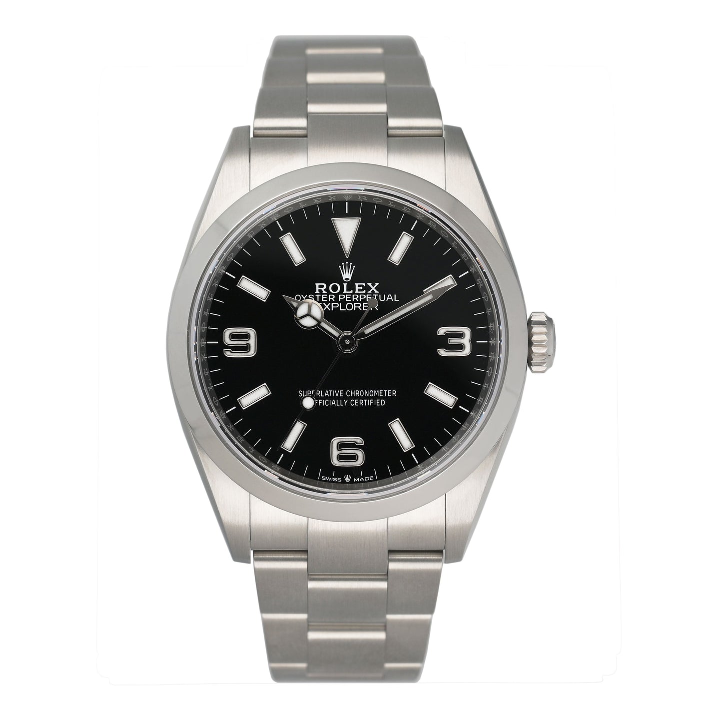 Rolex Oyster Perpetual Explorer 124270 Mens Watch Box Papers