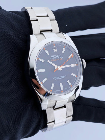 Rolex Oyster Perpetual Milgauss 116400 Mens Watch Box Papers - Watches