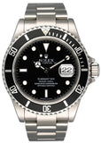 Rolex Oyster Perpetual Submariner 16610T Engraved Rehaut Mens Watch - Wristwatch