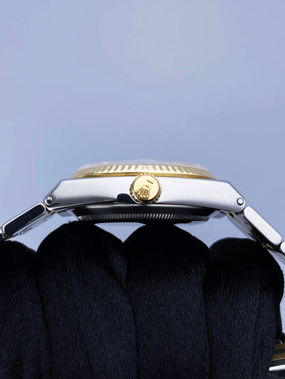 Rolex Oysterquartz Datejust 17013 Two Tone Mens Watch