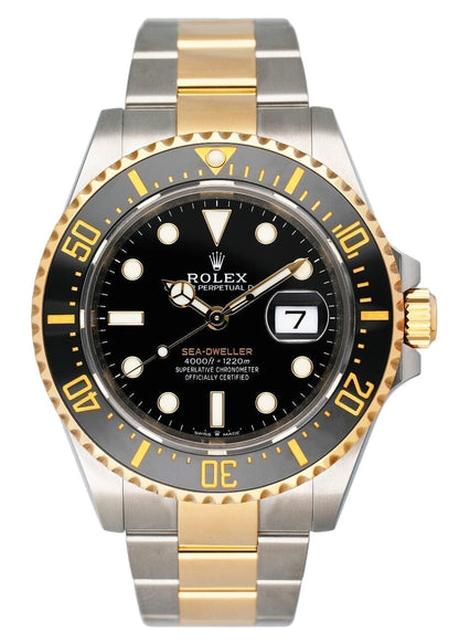 Rolex Sea-Dweller 126603 Two Tone Mens Watch Box Papers - Virtual