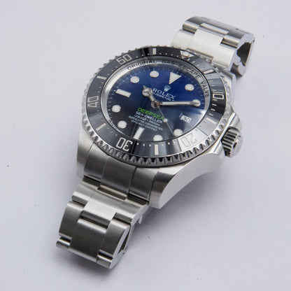 Rolex Sea-Dweller Deep Sea 116660 Blue Dial Mens Watch Box Papers - Watches