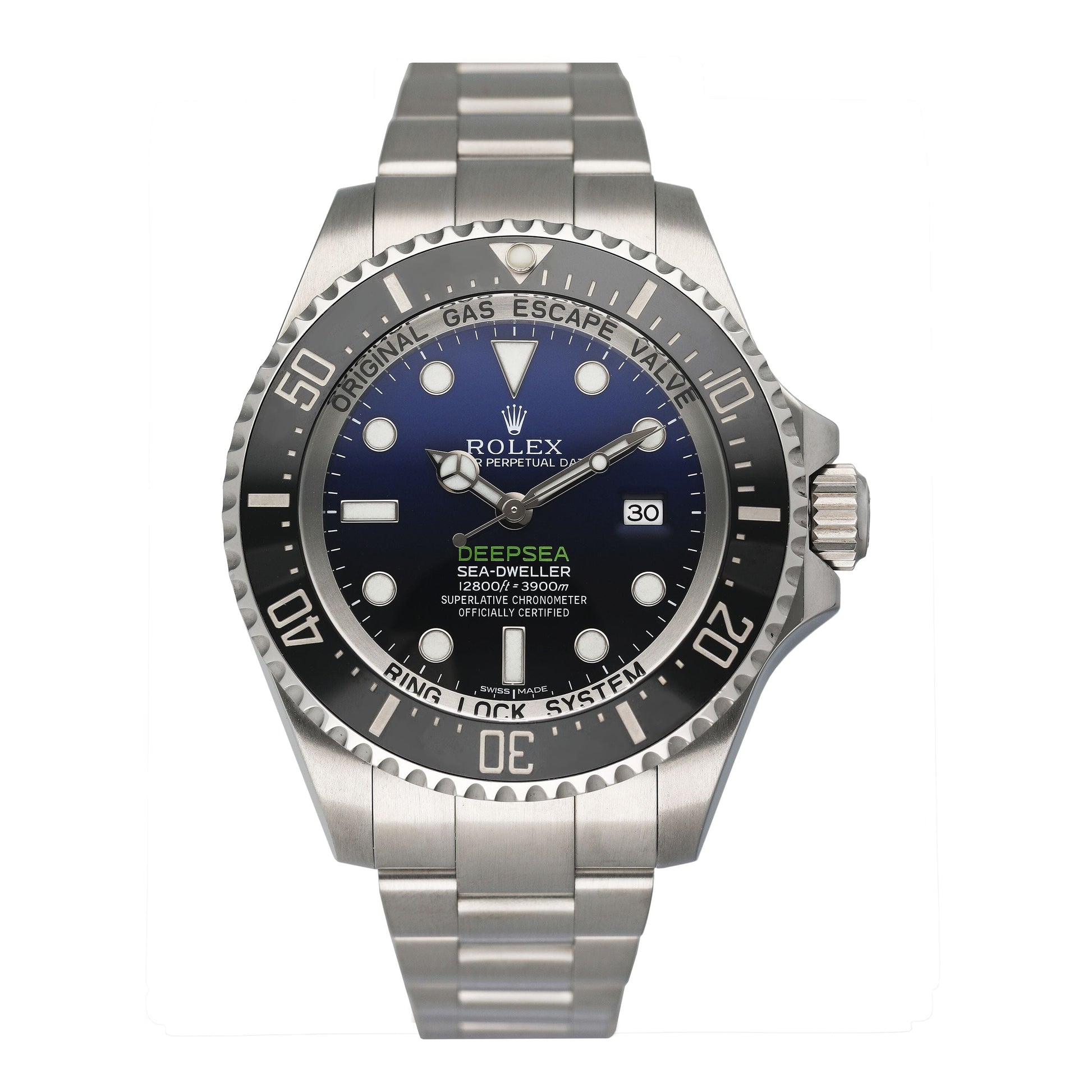 Rolex Sea-Dweller Deep Sea 116660 Blue Dial Mens Watch Box Papers - Watches