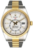 Rolex Sky Dweller 326933 White Dial Mens Watch Box Papers - Virtual