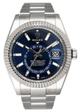 Rolex Sky Dweller 326934 Blue Dial Mens Watch Box Papers - Virtual