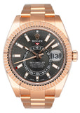 Rolex Sky-Dweller 326935 Slate Dial Mens Watch Box Papers - Watches