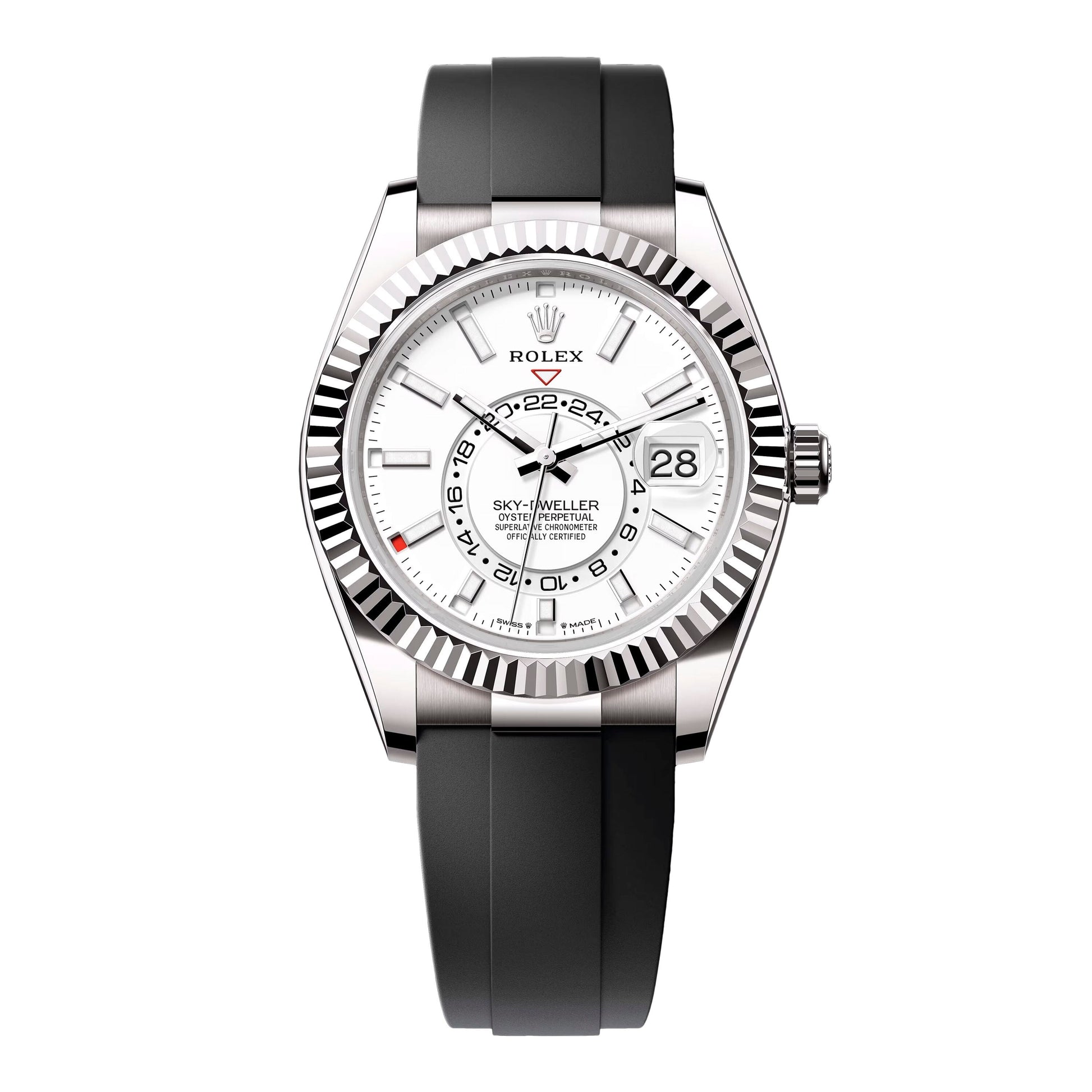 Rolex Sky-Dweller 336239 White Dial Mens Watch Box Papers - Watches