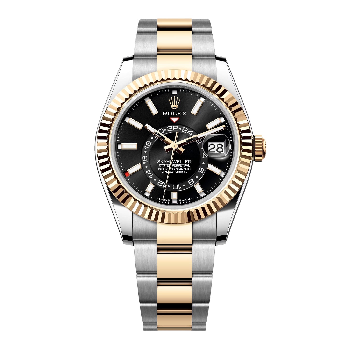 Rolex Sky-Dweller 336933 Black Dial Mens Watch Box Papers - Watches