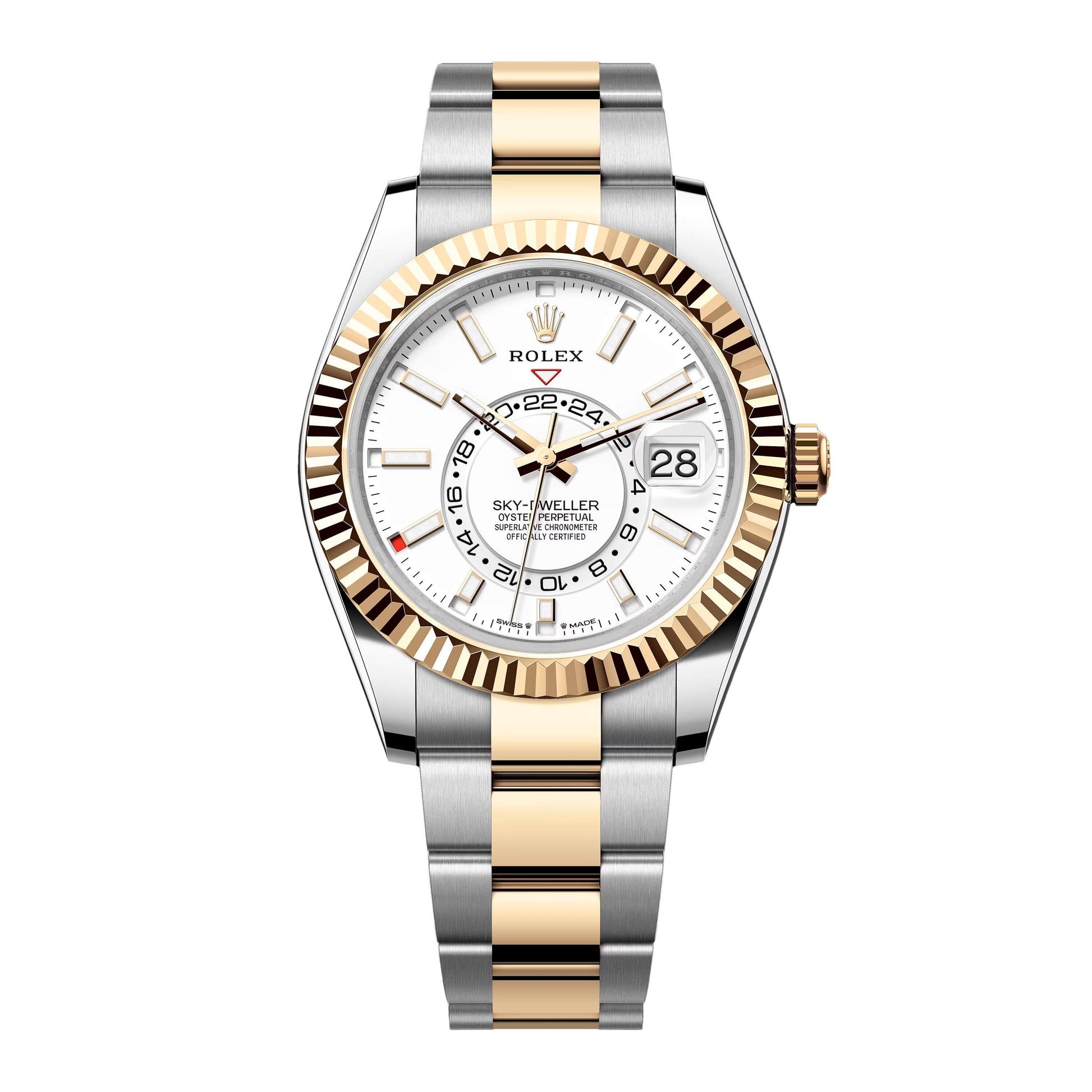 Rolex Sky-Dweller 336933 White Dial Mens Watch Box Papers - Watches