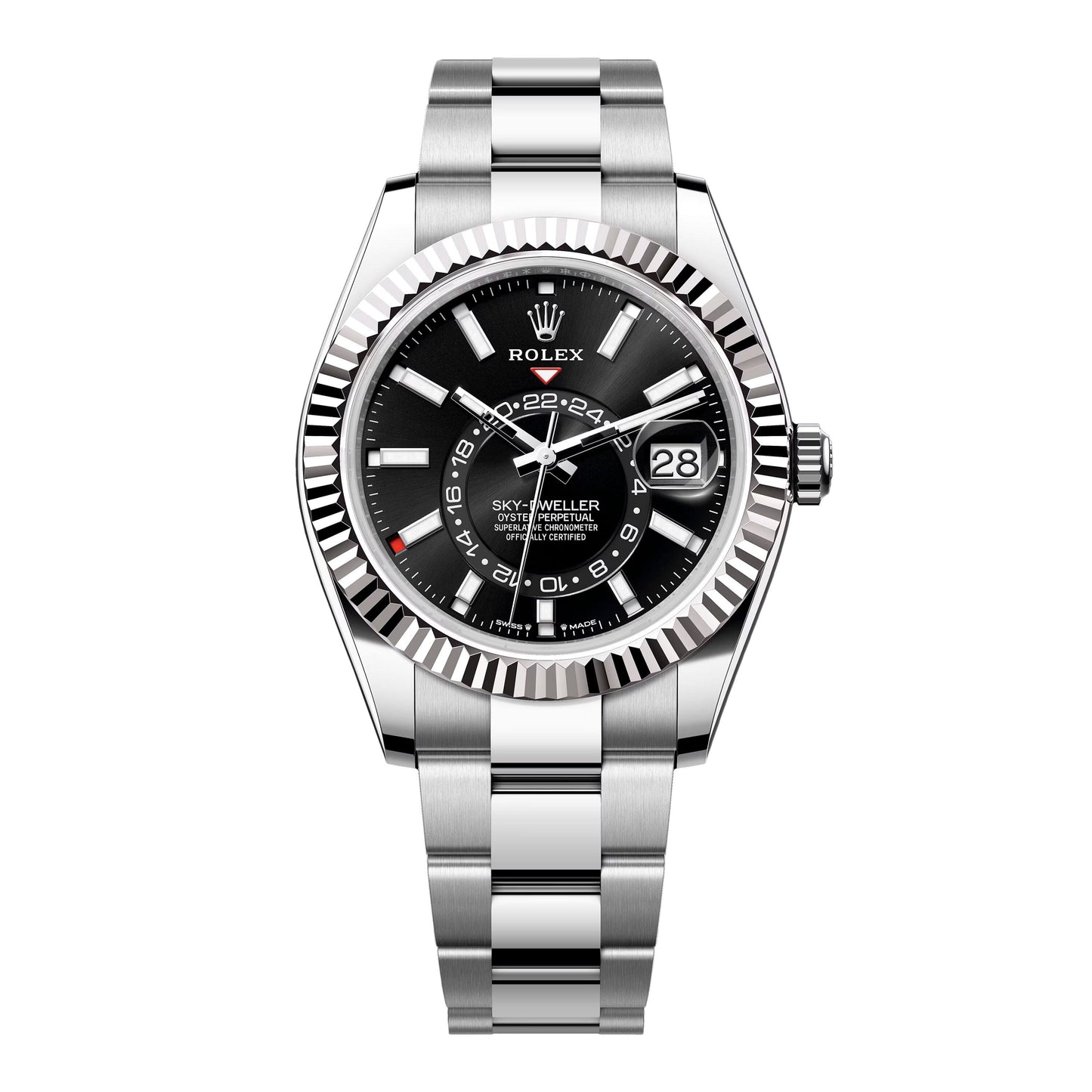 Rolex Sky-Dweller 336934 Black Dial Mens Watch Box Papers - Watches