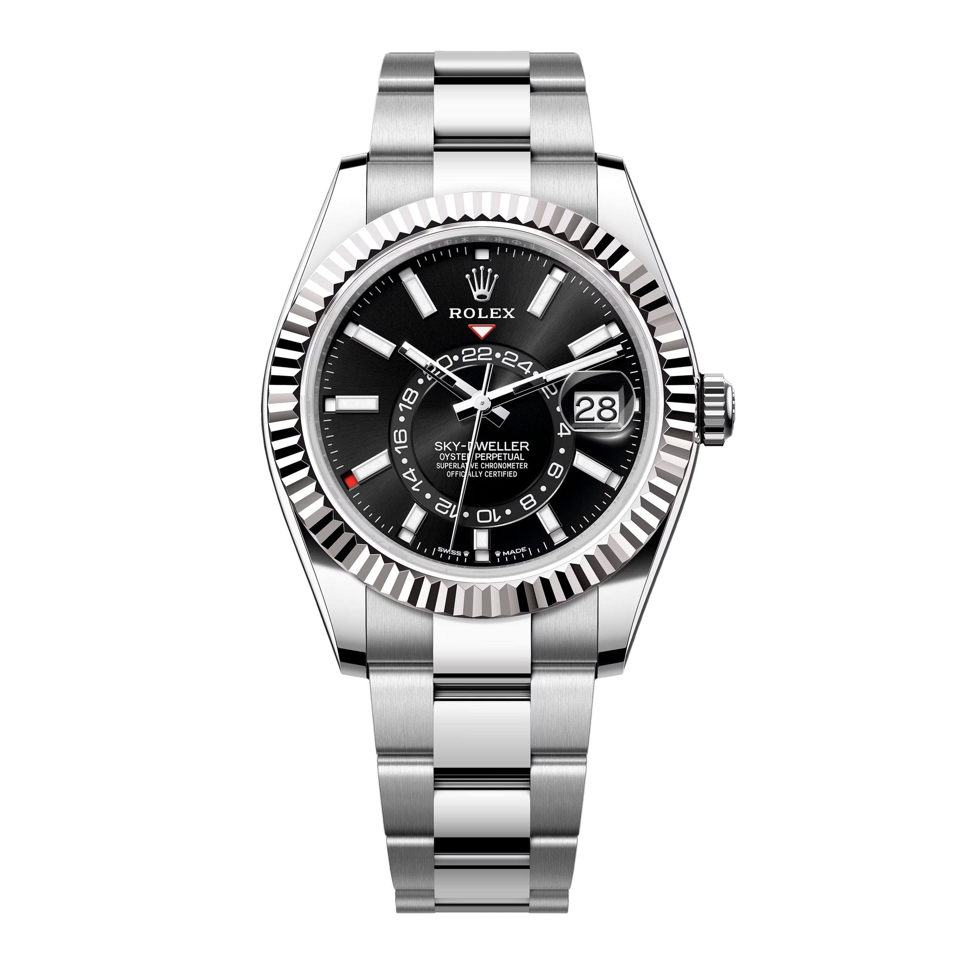 Rolex Sky-Dweller 336934 Black Dial Mens Watch Box Papers - Watches