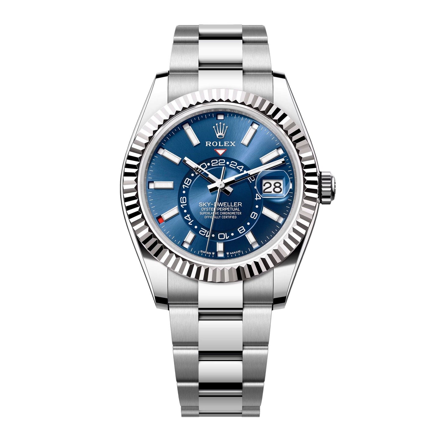 Rolex Sky-Dweller 336934 Blue Dial Mens Watch Box Papers - Watches