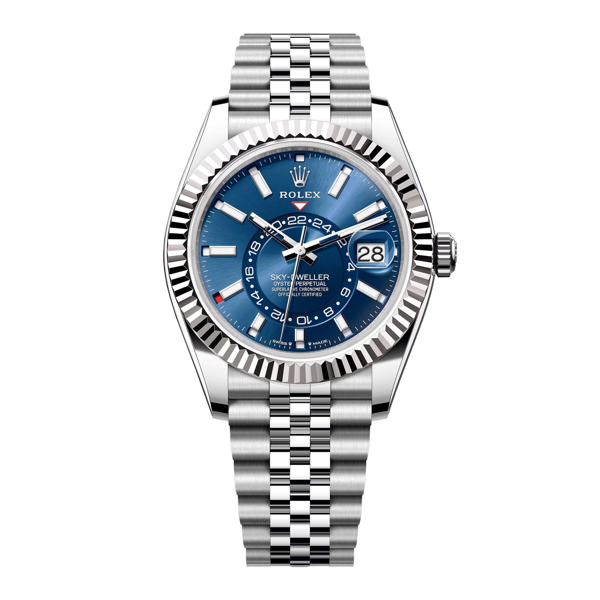 Rolex Sky-Dweller 336934 Blue Dial Mens Watch Box Papers - Watches