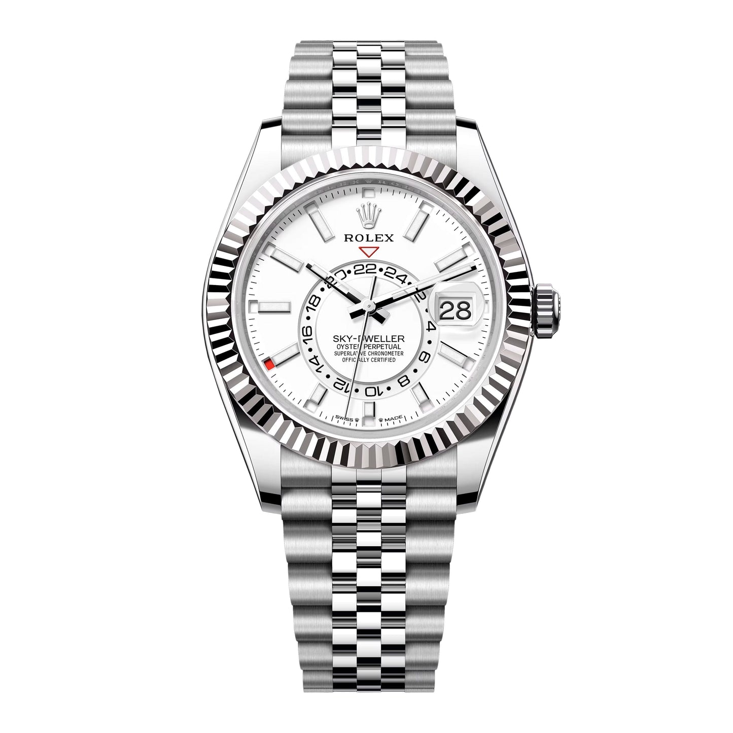 Rolex Sky-Dweller 336934 White Dial Mens Watch Box Papers - Watches