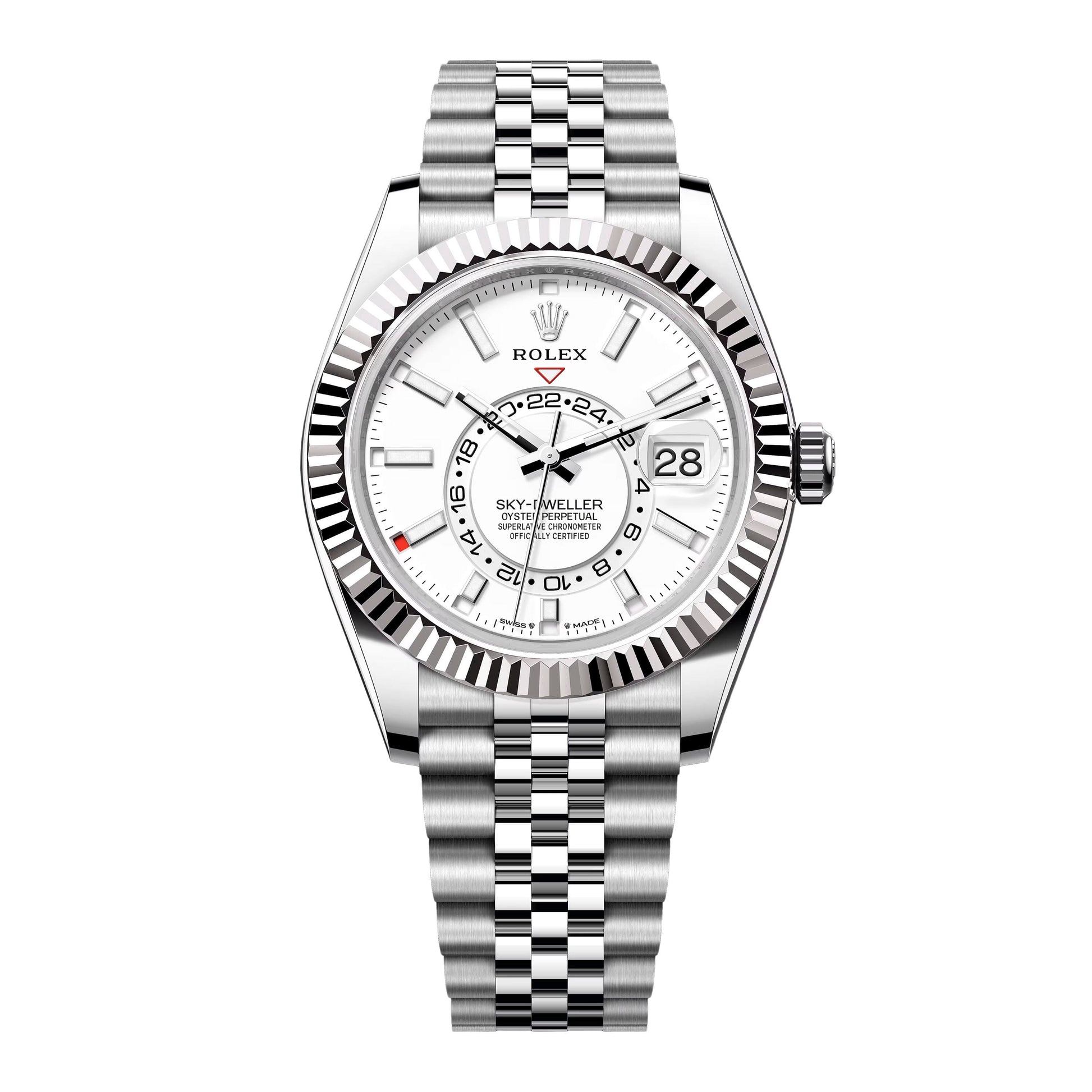 Rolex Sky-Dweller 336934 White Dial Mens Watch Box Papers - Watches