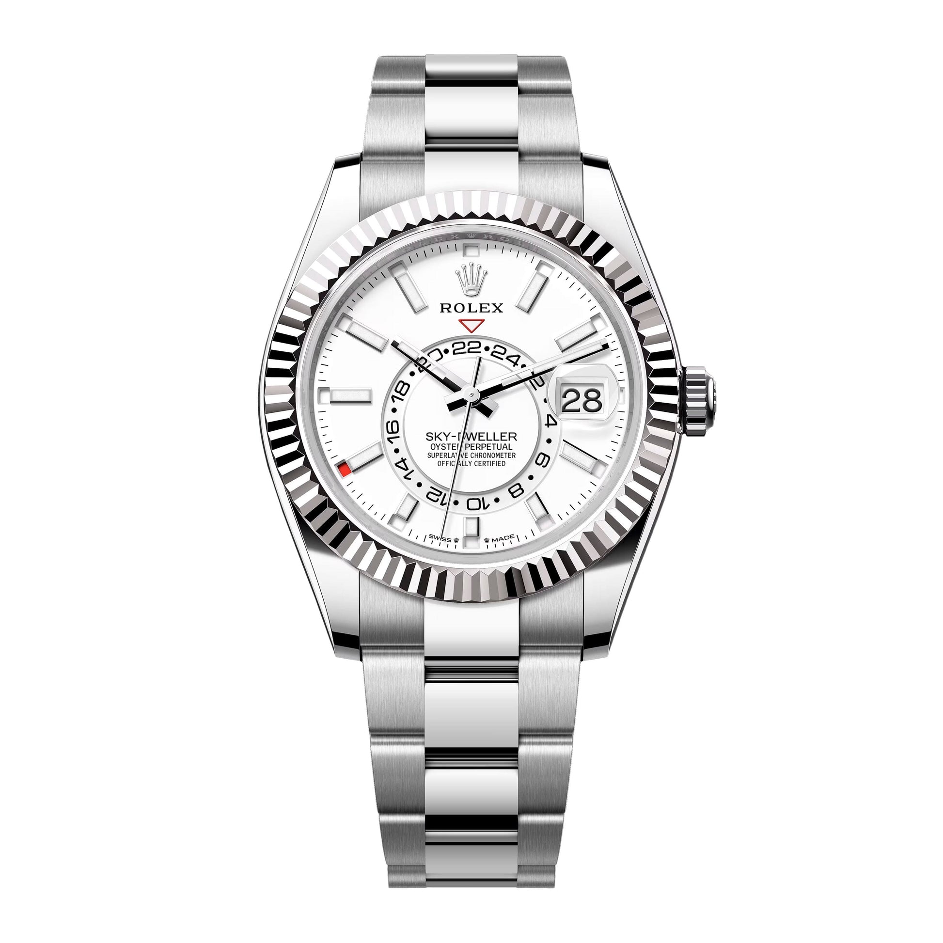 Rolex Sky-Dweller 336934 White Dial Mens Watch Box Papers - Watches