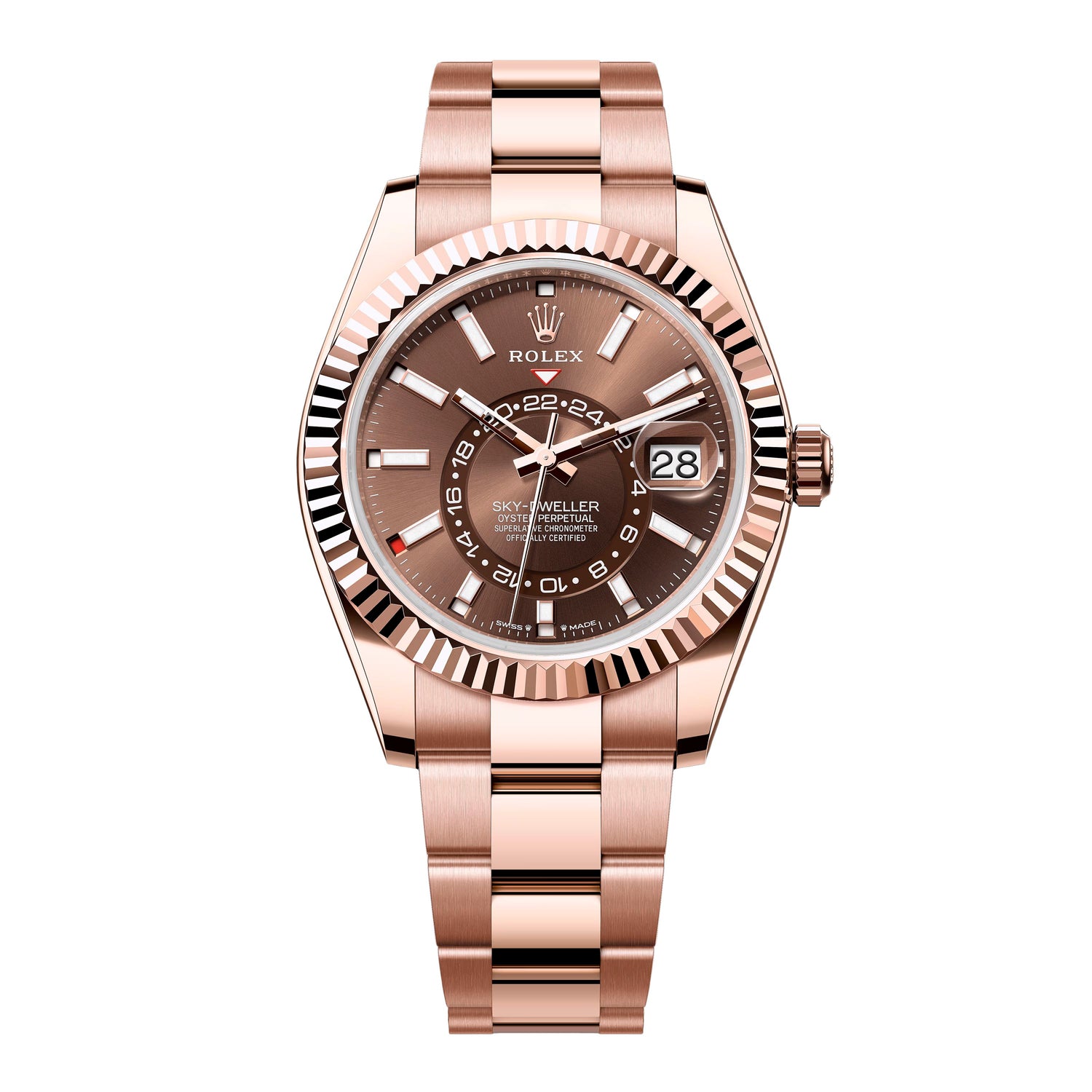 Rolex Sky-Dweller 336935 Chocolate Dial Mens Watch Box Papers - Watches