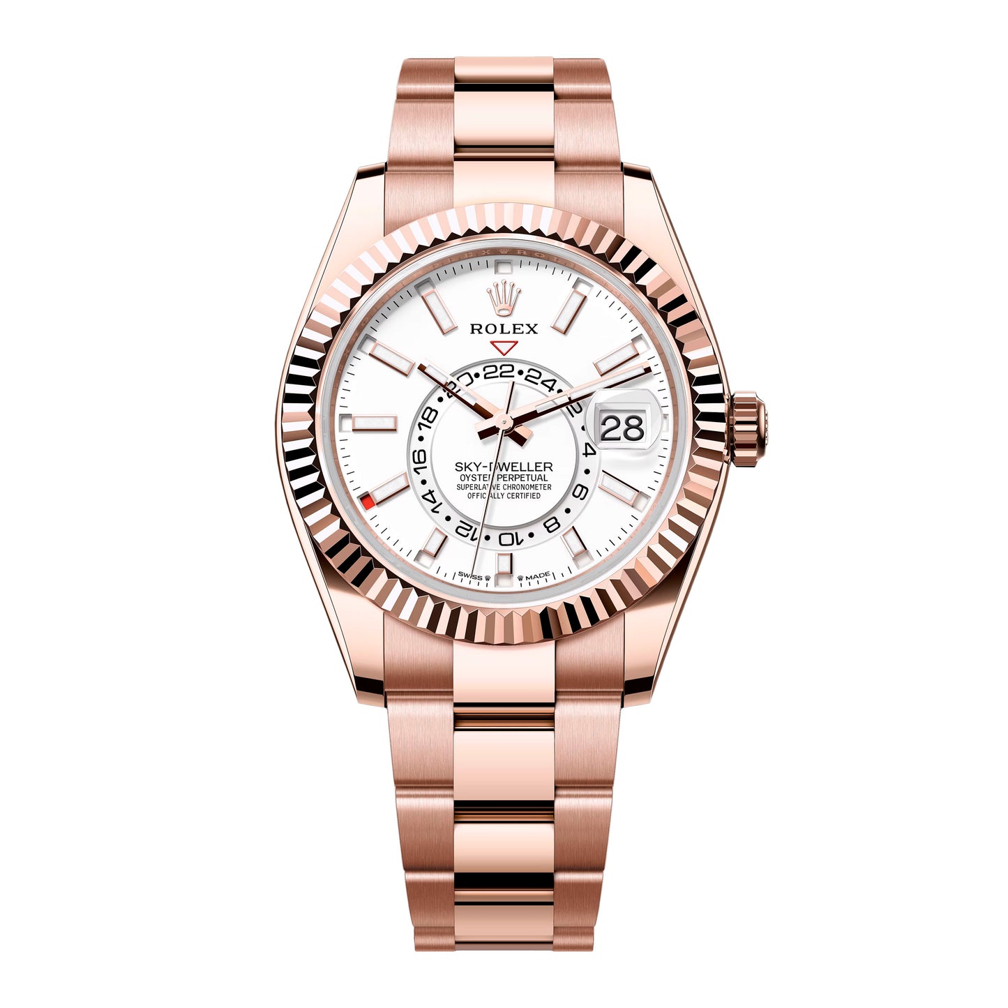 Rolex Sky-Dweller 336935 White Dial Mens Watch Box Papers