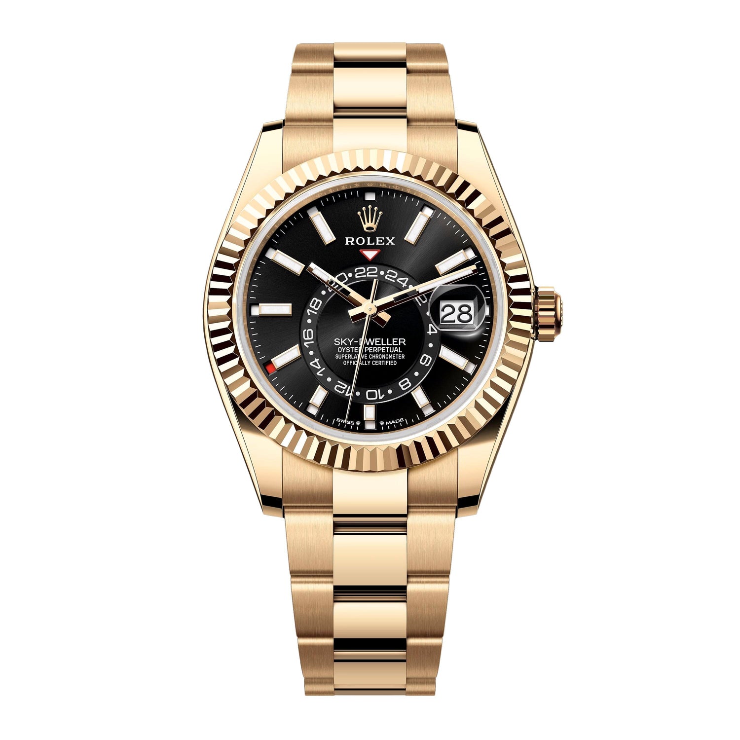 Rolex Sky-Dweller 336938 Black Dial Mens Watch Box Papers - Watches