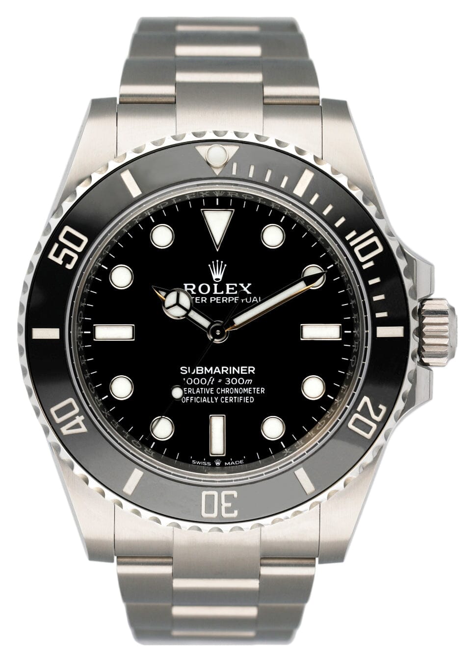 Rolex Submariner 124060 Black Dial Steel Mens Watch Box Papers - Watches