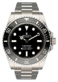 Rolex Submariner 124060 Black Dial Steel Mens Watch Box Papers - Watches