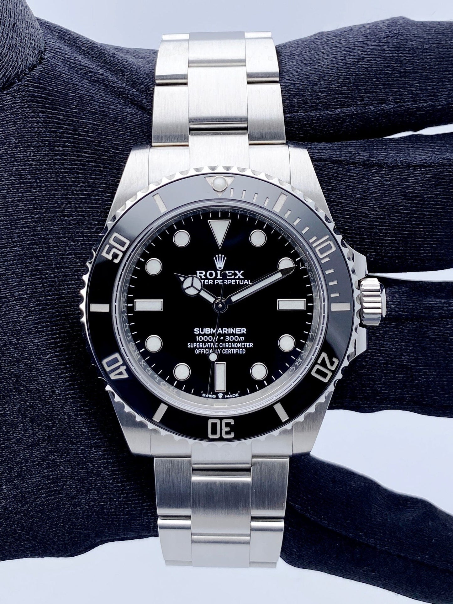 Rolex Submariner 124060 Mens Watch Box Papers - Virtual