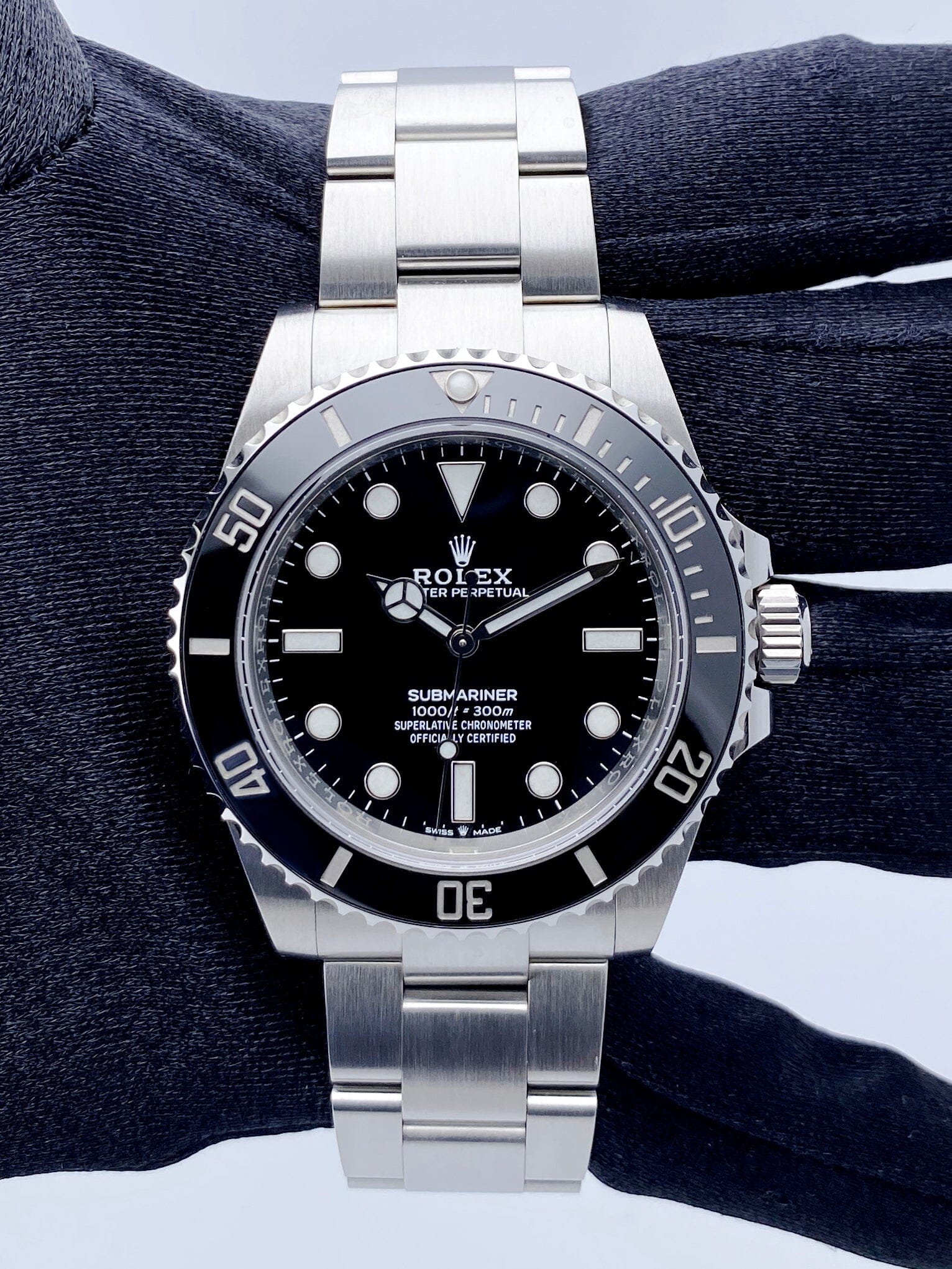 Rolex Submariner 124060 Mens Watch Box Papers - Virtual